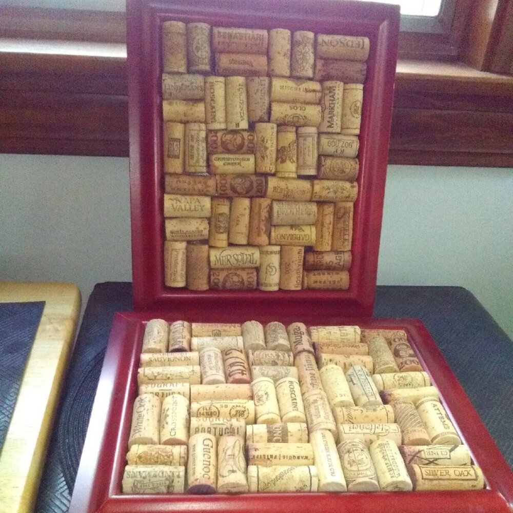Set of 2 wine cork trivets